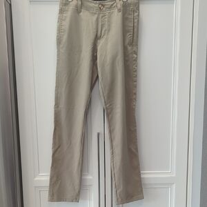 Izod Boys Size 10R Tan Chinos